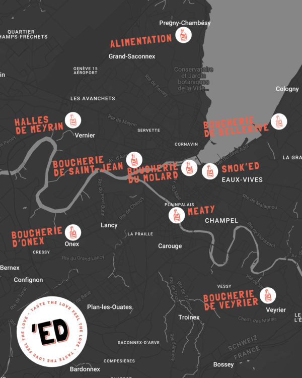 SMOK'ED BBQ Sauce Map